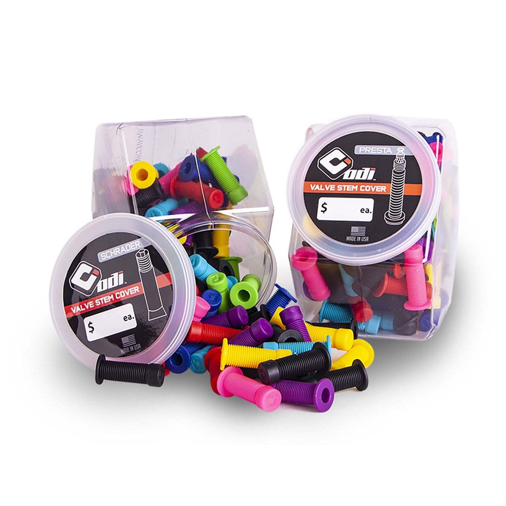 ODI Valve Stem Grips - Candy Jar (100 in Various Colours)